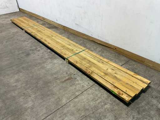 Gehobeltes Fichtenmaß 480x8,9x3,8 cm (6x)