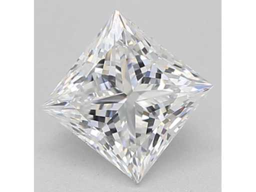 Diamant – 0,52 Karat Princess-Schliff-Diamant (zertifiziert)