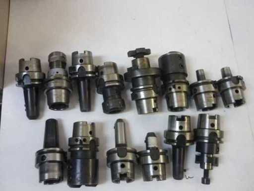 Haimer - Assortiment de montures HSK-A63 (Weldon/ER-collet/mandrin/vissage) (14x)