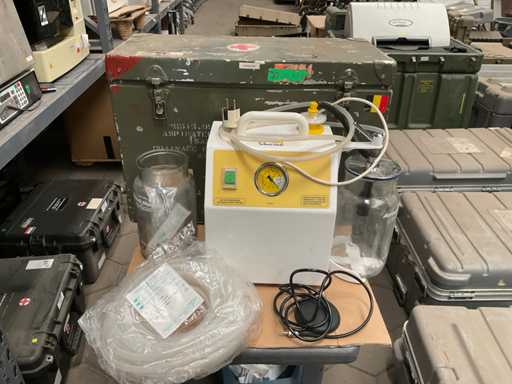 Aerozolowe medyczne urządzenie SAM 12 – odpływ i ssanie