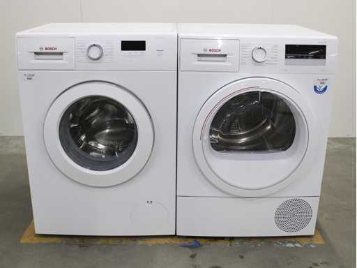 Bosch Serie|2 Wasmachine & Bosch Serie|4 Wasdroger