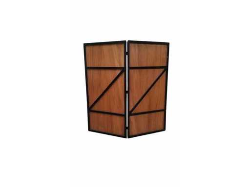 Kamerscherm hout 200x200cm (13x)