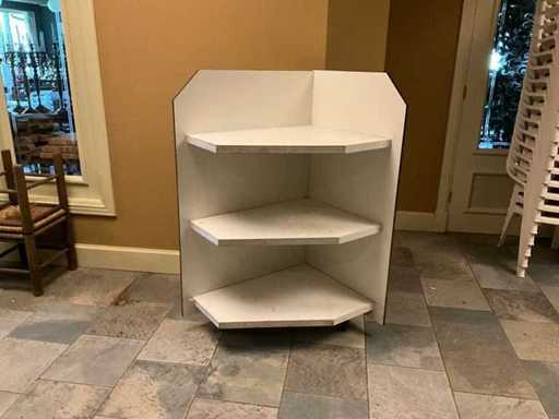 Mobile corner cabinet