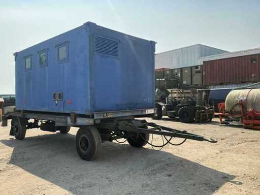Mol A56 Mobile werkplaats Aanhangwagen met container