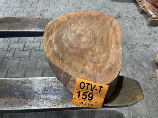 Rosewood disc, Thickness 70mm, Ø 400mm