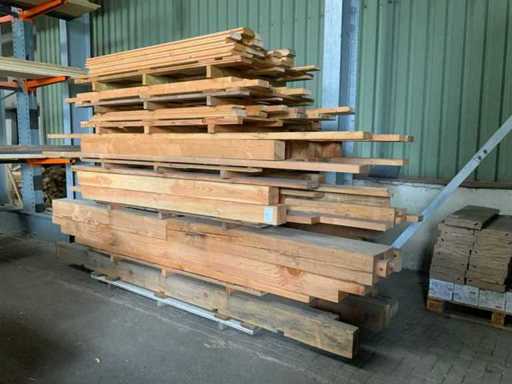 Batch of Douglas wood beams