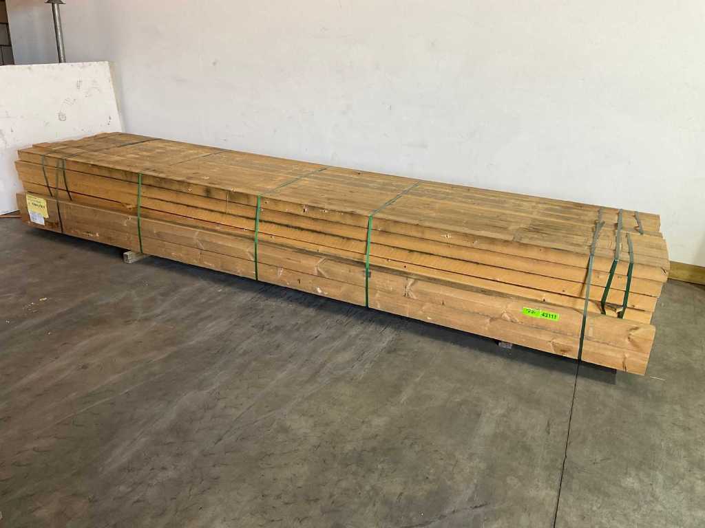 pine beam 450x12.5x7.5 cm (10x)