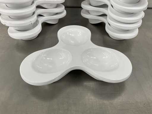 Lotto di vaschette per tapas in melamina