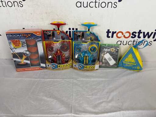 Boomtrix Refill Trampoline + Exocrash Bear Blue + Exocrash Rhino Red + Fallout 76 