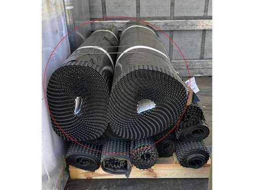 *NUOVO* Onduline Fondaline Filter Fleece Plus 20x2m membrana a 3 strati con fossette (8 rotoli)