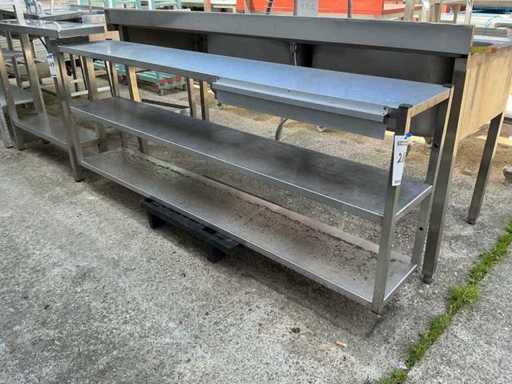 Rack de rangement en acier inoxydable