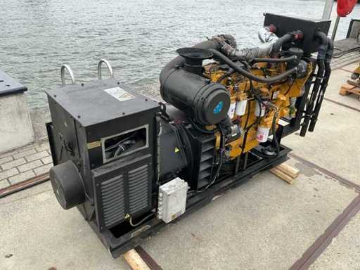 John Deere 6068HFG82 6-cilinder scheepsdieselmotor met Stamford generator