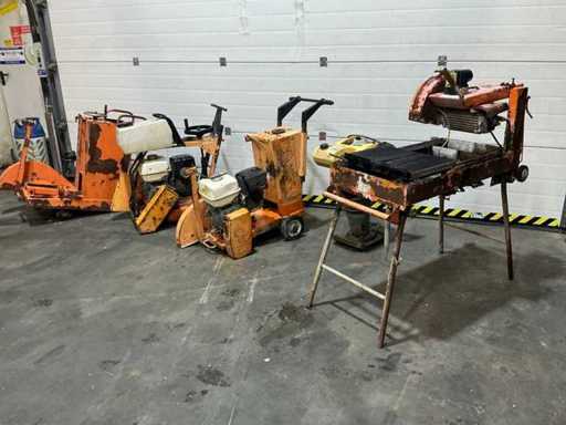 Machine de coupe de béton Clipper/wacker/norton/saint gobain Divers (5x)