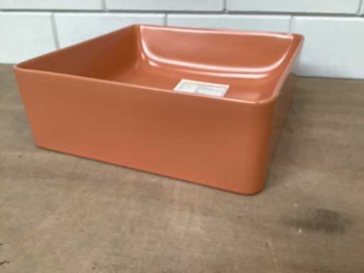 Differnz sink 37x37 cm, terra