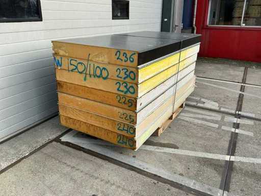 Profil sablowy - W 150/1100 - Panele kanapkowe (7x) 16,3 m2