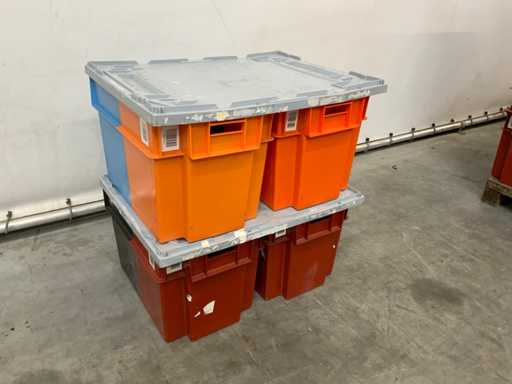 2 storage bins with lid (10x)