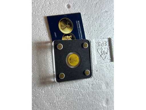 3.000 frank Liberty 1/500oz 999 fijn goud