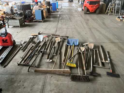 various garden tools