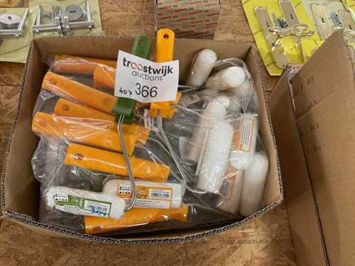 40-fache Farbrolle mit Halterung