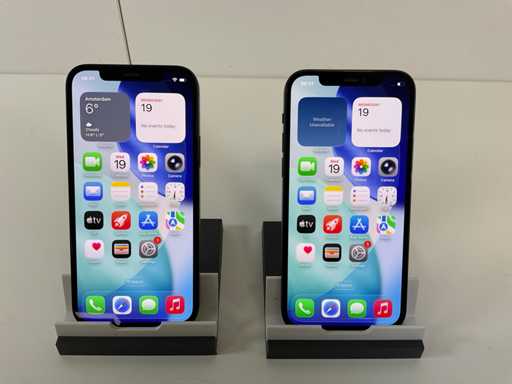 Apple iPhone 12 - 128GB - Black (2x)