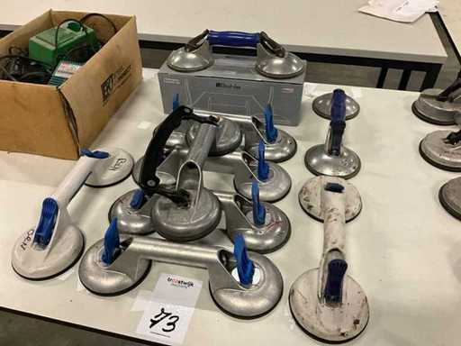 Suport de sticlă / ridicător cu aspirație (10x)