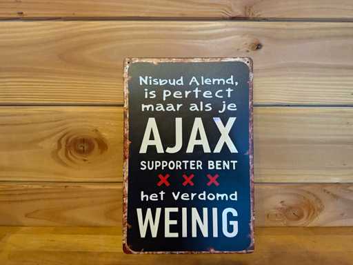 Werbeschild 20x30 cm
