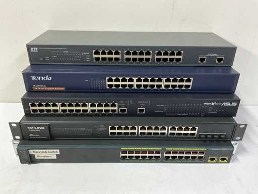 Commutateur 24 ports (5x)