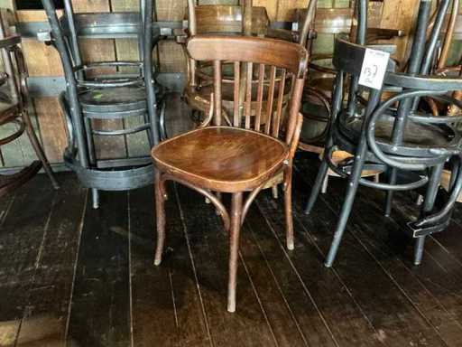 Scaun din lemn de restaurant (17x)