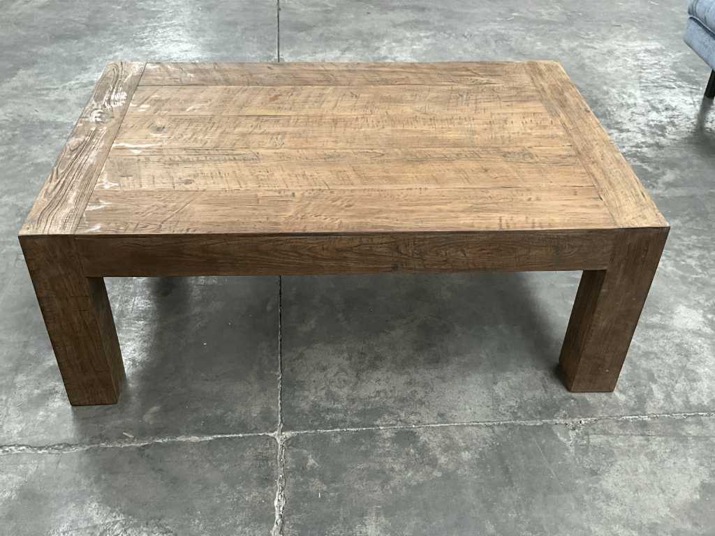 1x Table basse en bois de teck