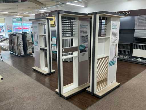 Winkelmeubel voor rolgordijnen (3x)