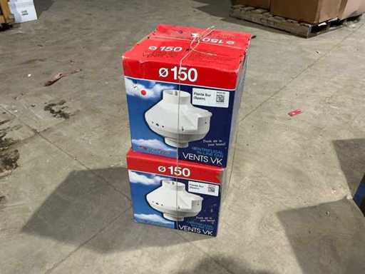 Lüftungsschächte Ø150 Luftablässe (2x)
