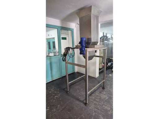   Stainless steel twin-shaft industrial shredder