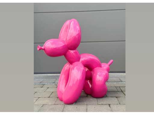 Drôle de Balloondog Rose H80cm x L90cm