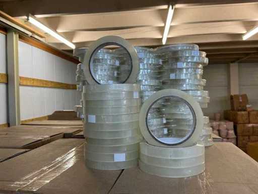 Partij Tape 12mm Acryl Transparant (7920x)