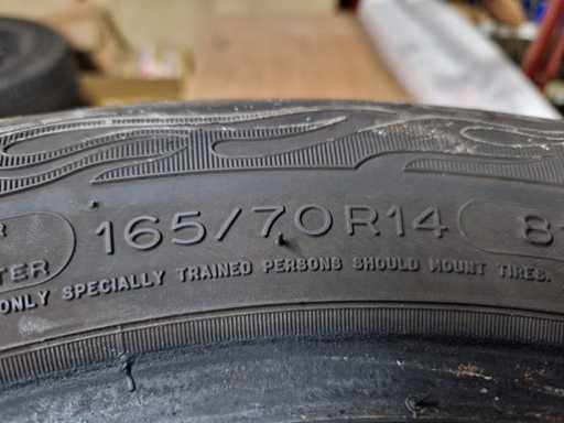 BF GOODRICH 165/70 R14 Set of tires for RENAULT KANGOO (4x)