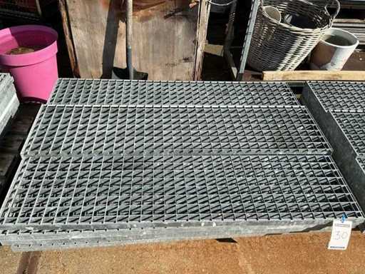 Partij Stalen roostervloer (7x)