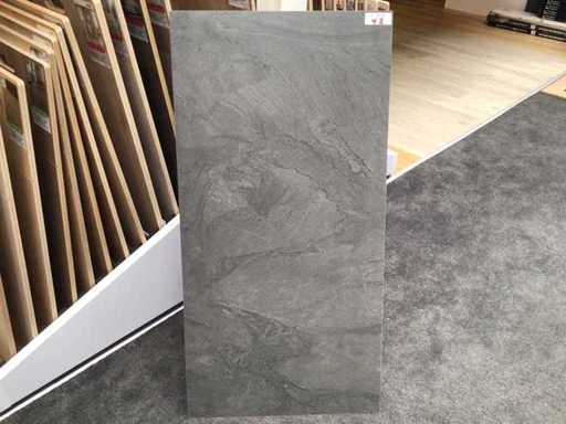 Kutahya Atlantis Antraciet Mat Vloertegel 60x120 cm 60,48 m²