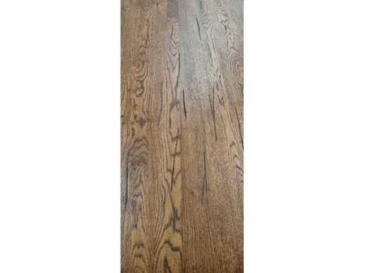 Table à manger, chaises en chêne droit 200x100x78, chaises métalliques à pattes d’araignée