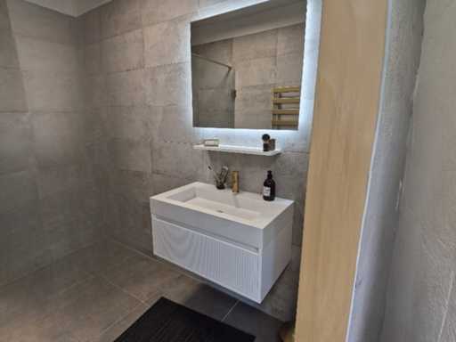 Arcqua - INR Rib - Set mobilier de baie 80 cm