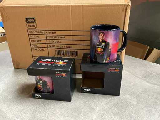 Tasse Max Verstappen Red Bull Racing dans une boîte cadeau (20x)