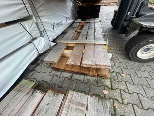 Douglas interchangeable rebate/half-timber rebate 3000x190x18mm (7x)