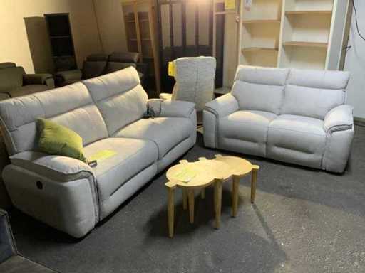 Canapele Preston setate 2,5+2 locuri cu funcție de relaxare