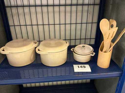 GSW Cast iron pot (3x)