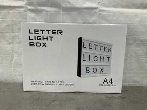 Cutie interschimbabilă de lumină Letter (28x)
