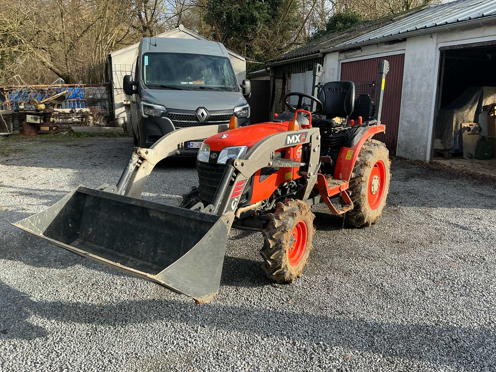 Kubota B1241D T2A Compact Tractor With Front Loader Utility tractor