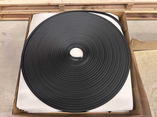 Profil de la bande de roulement noir 500m