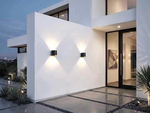 7W LED Wandlamp duo licht verstelbaar waterdicht(20x)