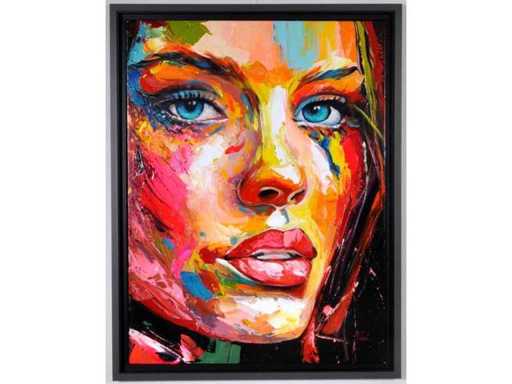 Loîc Tuhal - Angela - ulei pe pânză - 120x90 cm