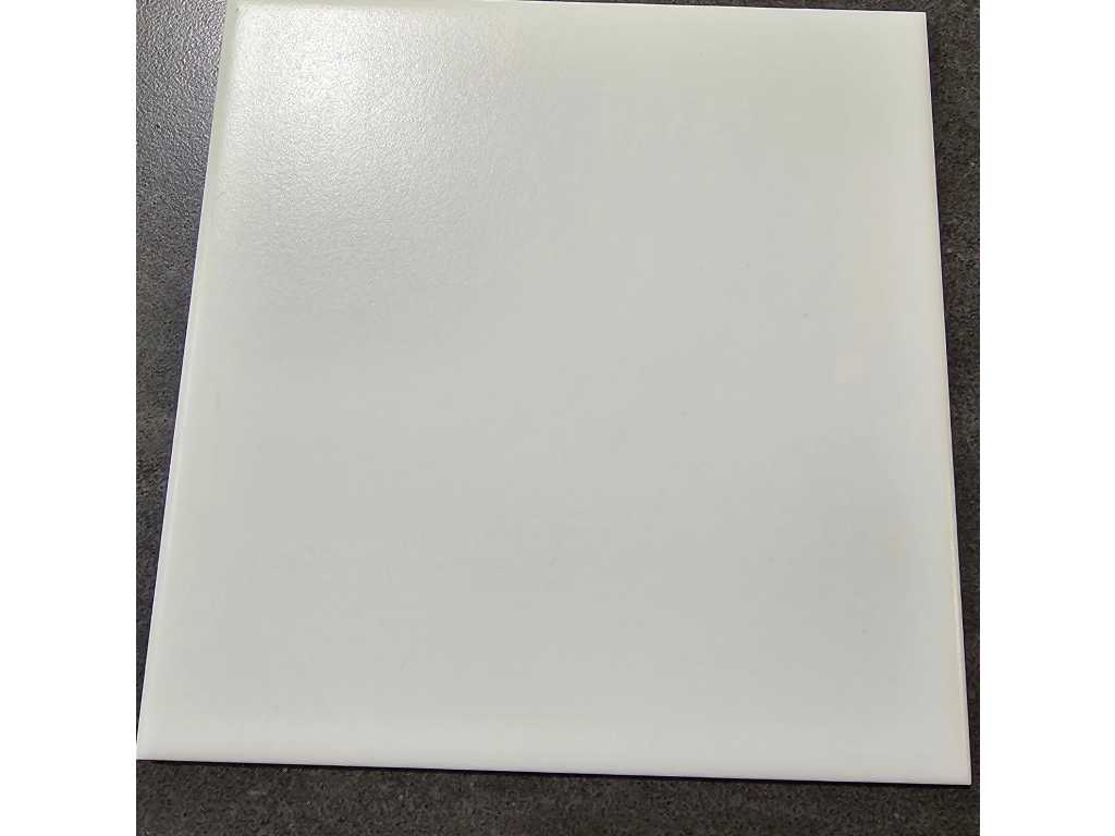 White matt 20x20cm 16.4m²