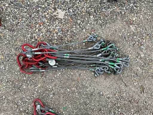 Appendiabiti per funi d'acciaio (5 volte)